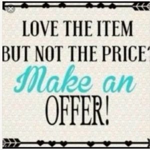 All offers considered